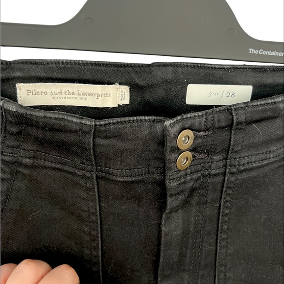 Pilcro and the Letterpress Demilune Boot Cut Utility Flare Jeans - Picture 3 of 3